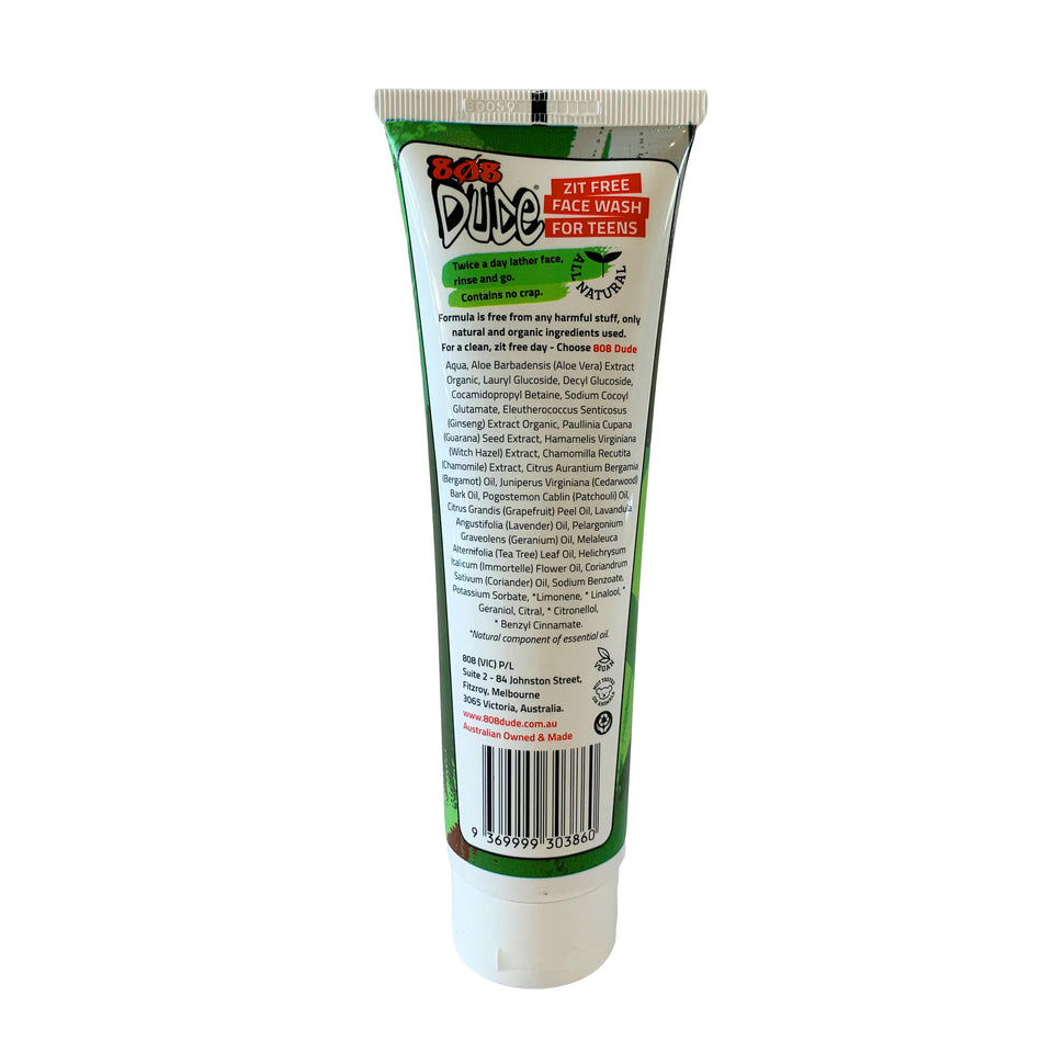 808 Dude 'Zit Free' Face Wash for Teens