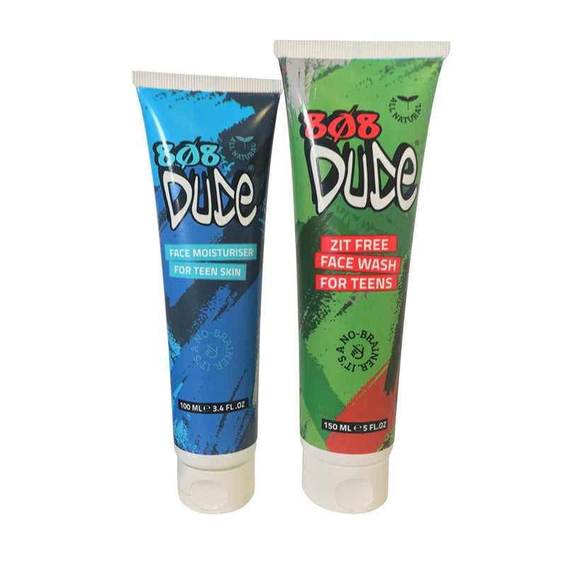 808 Dude Moisturiser & Face Wash Pack for Teens